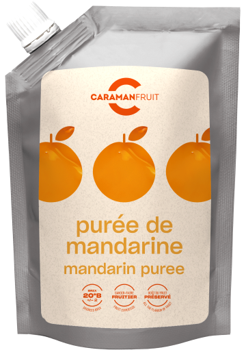 Piure de mandarine ambiental indulcit, 1 kg Caraman