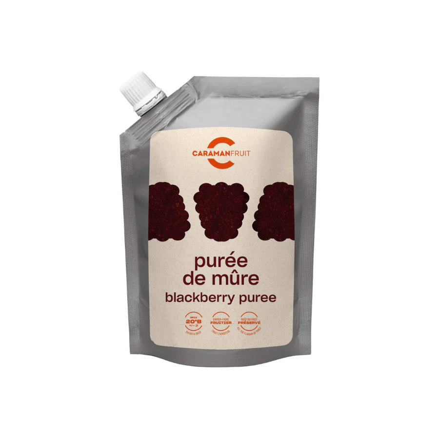 Piure de mure ambiental indulcit, 1 kg Caraman