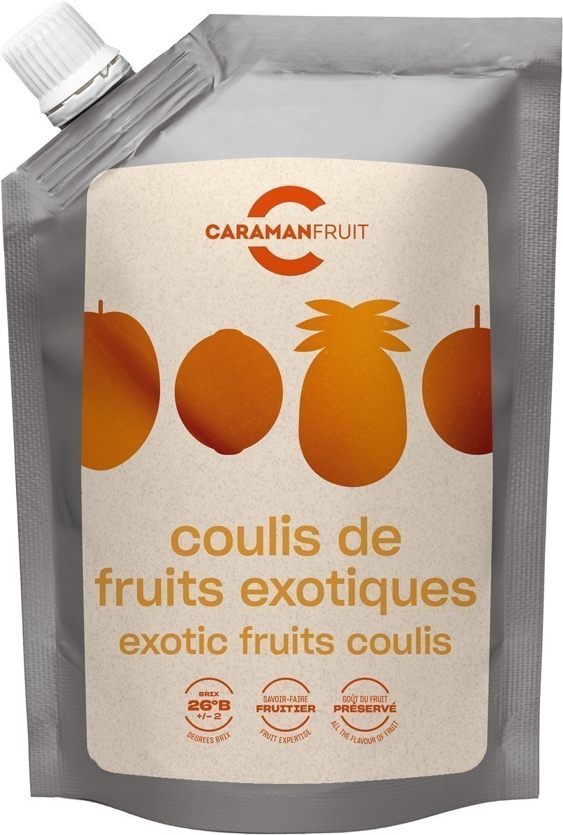 Piure de fructe exotice ambiental indulcit, 1 kg Caraman