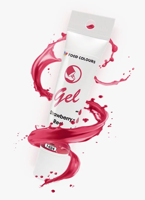 Водоразтворим гел оцветител червен Strawberry Red 30 г T-024 Food Colours
