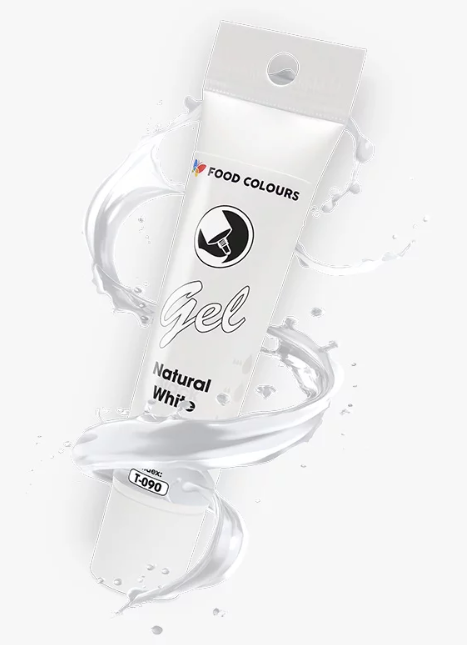 Водоразтворим гел бял оцветител 30 г T-090 Food Colours