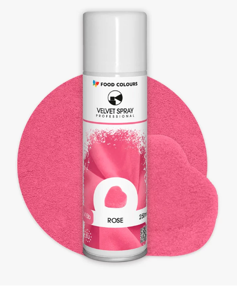 Спрей хранителен оцветител Velvet розов 100 ml V15b-1 Food Colours