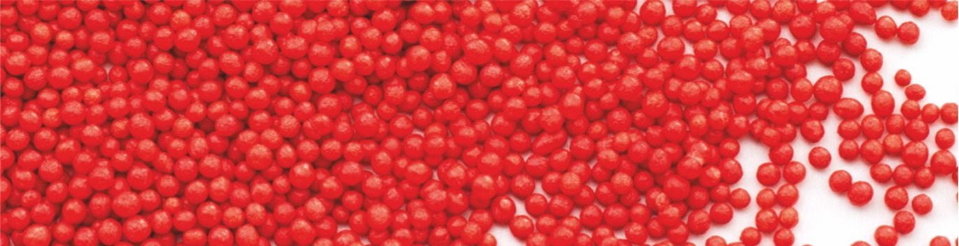 Червени захарни перли 3mm 100gr 70141 GustaPro