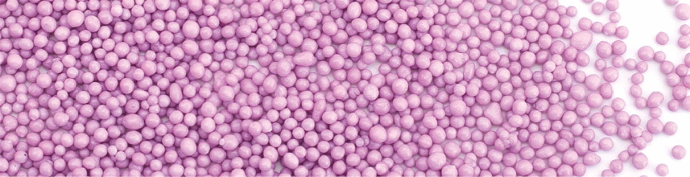 Захарни перли светло виолетови 3 мм 100 g 70146 GustaPro