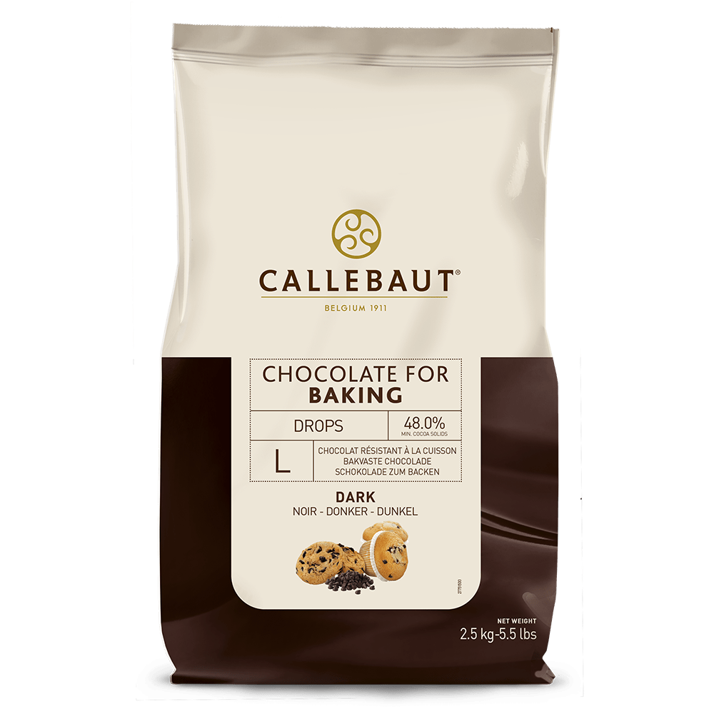 Термостабилни шоколадови капки тъмен шоколад L 2,5 kg VH-9401-E4-U70 Callebaut