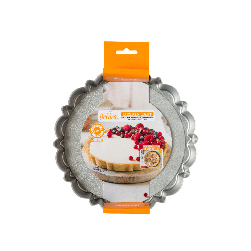 Форма за тарт кръгла Ø20h3 см 0075051 Decora