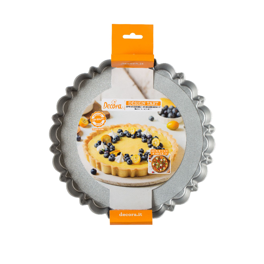 Форма за тарт кръгла Ø25h3 cm 0075052 Decora