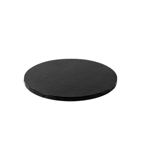 Кръгла торта платформа черна Ø23xH1,2 cm GustaPro