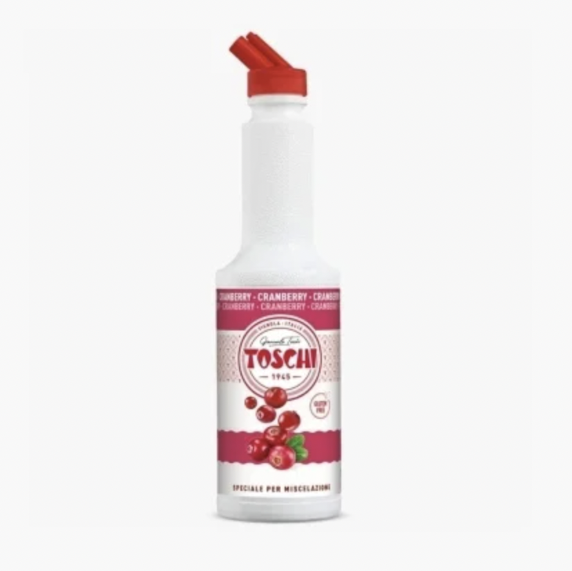 Пюре от плодове Червена боровинка, 1 L S11 Toschi