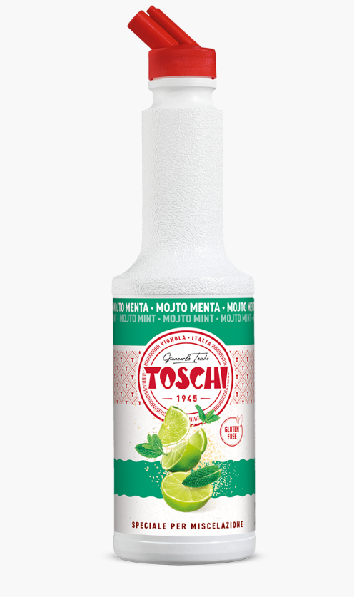 Плодово пюре Mojito мента, 1 л S08 Toschi