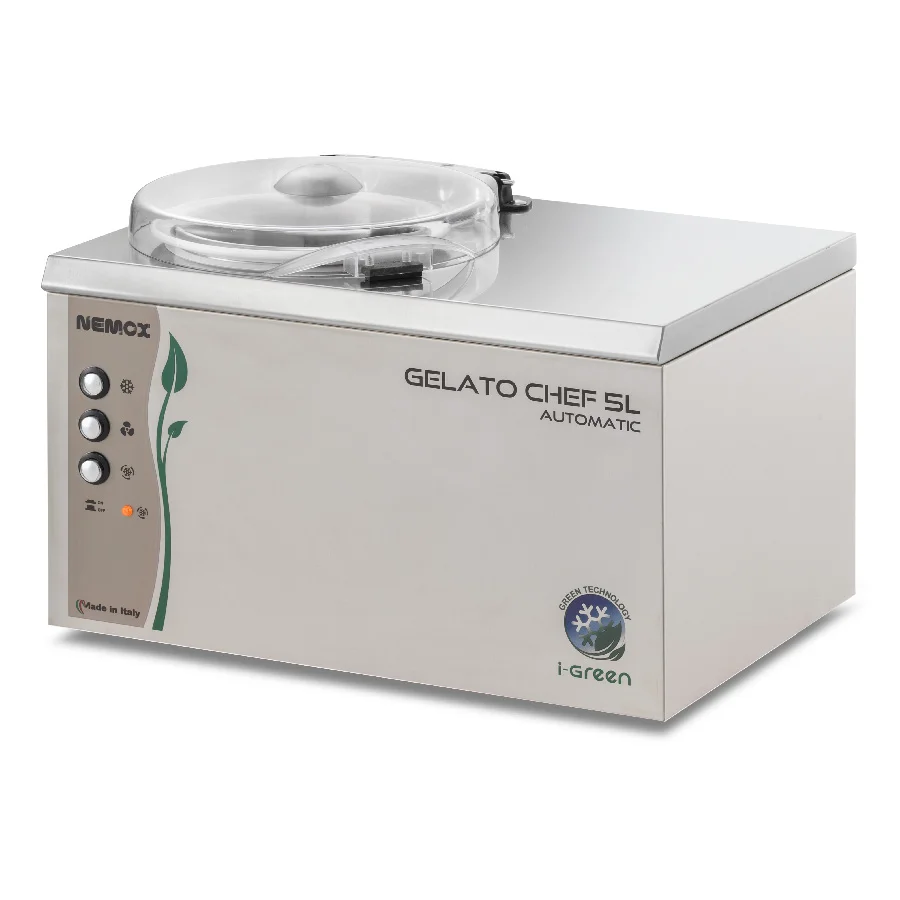 Автоматичен уред за приготвяне на сладолед Gelato Chef 5 л I-Green 220 V/50 Hz Nemox