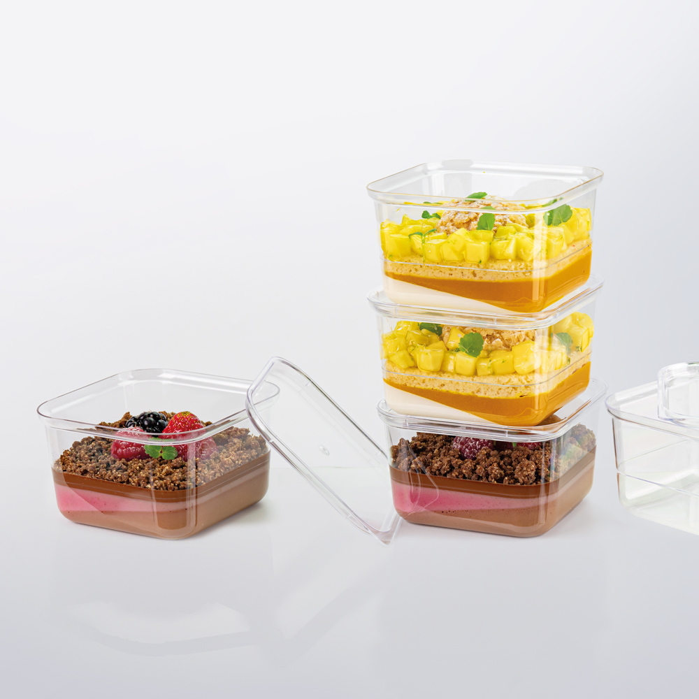 Пластмасови прозрачни чаши KUBITO PMOKU001 100 бр. Martellato
