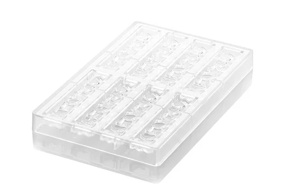 TRITAN форма за шоколадов бар 12 x 2,5 x H 1,6 см CH009, 8 гнезда SILIKOMART