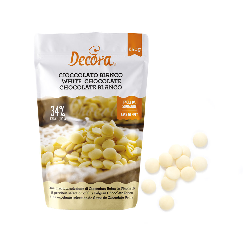 Бял белгийски шоколад 34% 250 g 9262049 Decora