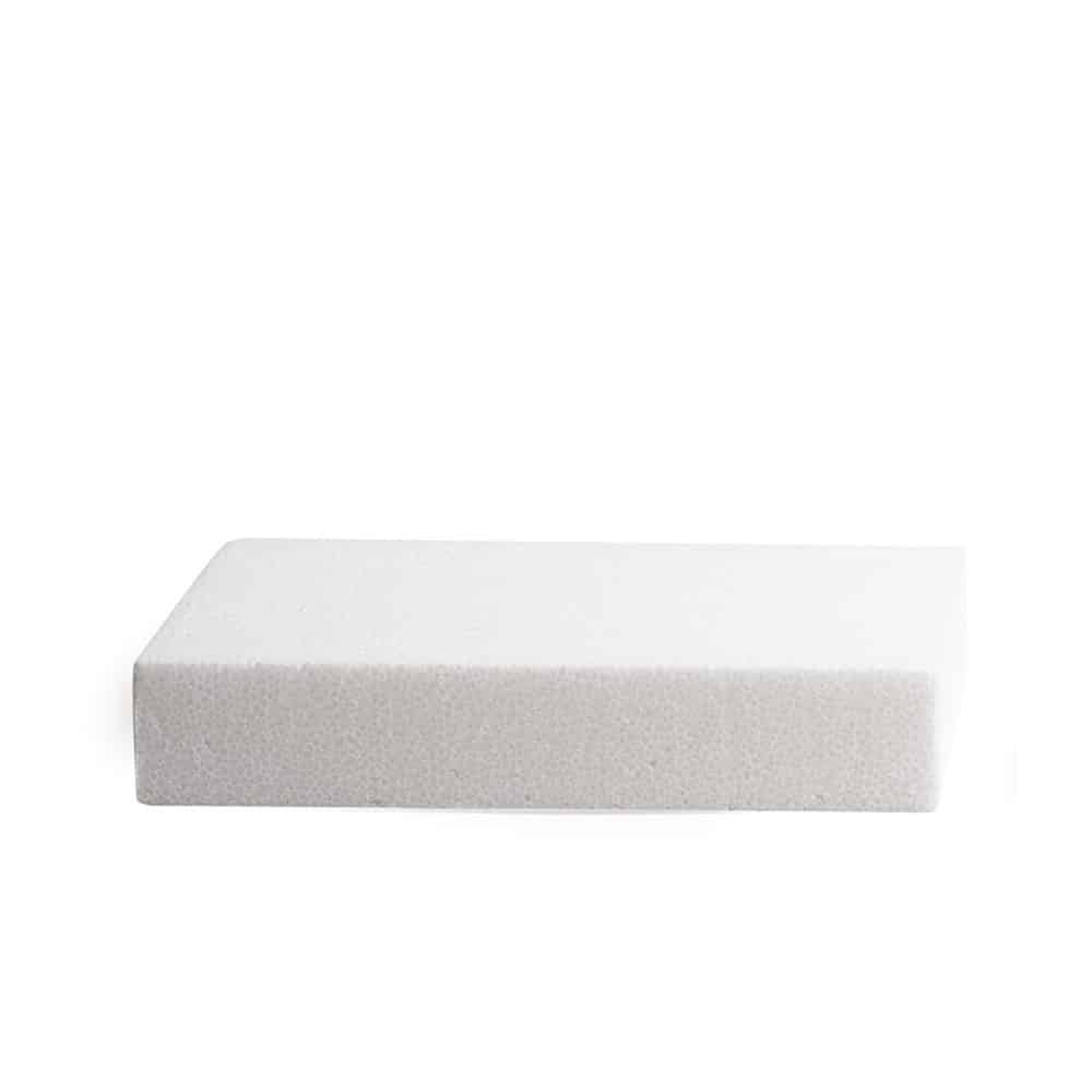 Квадратна макета за торта от полистирен 35x35x5H cm 0173953 Decora