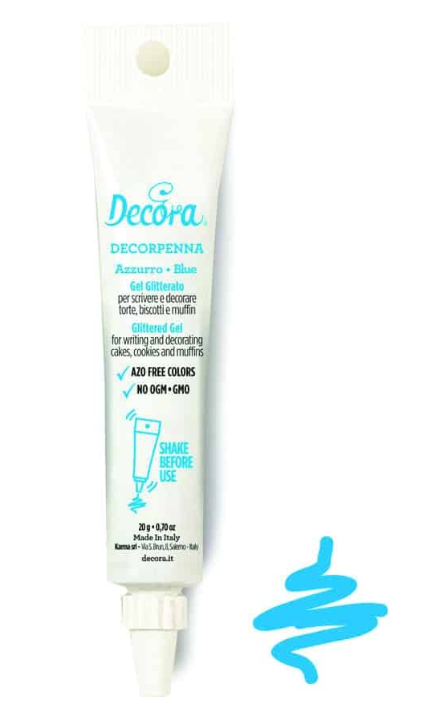 Хранителен маркер светлосин 20 g 9261730 Decora