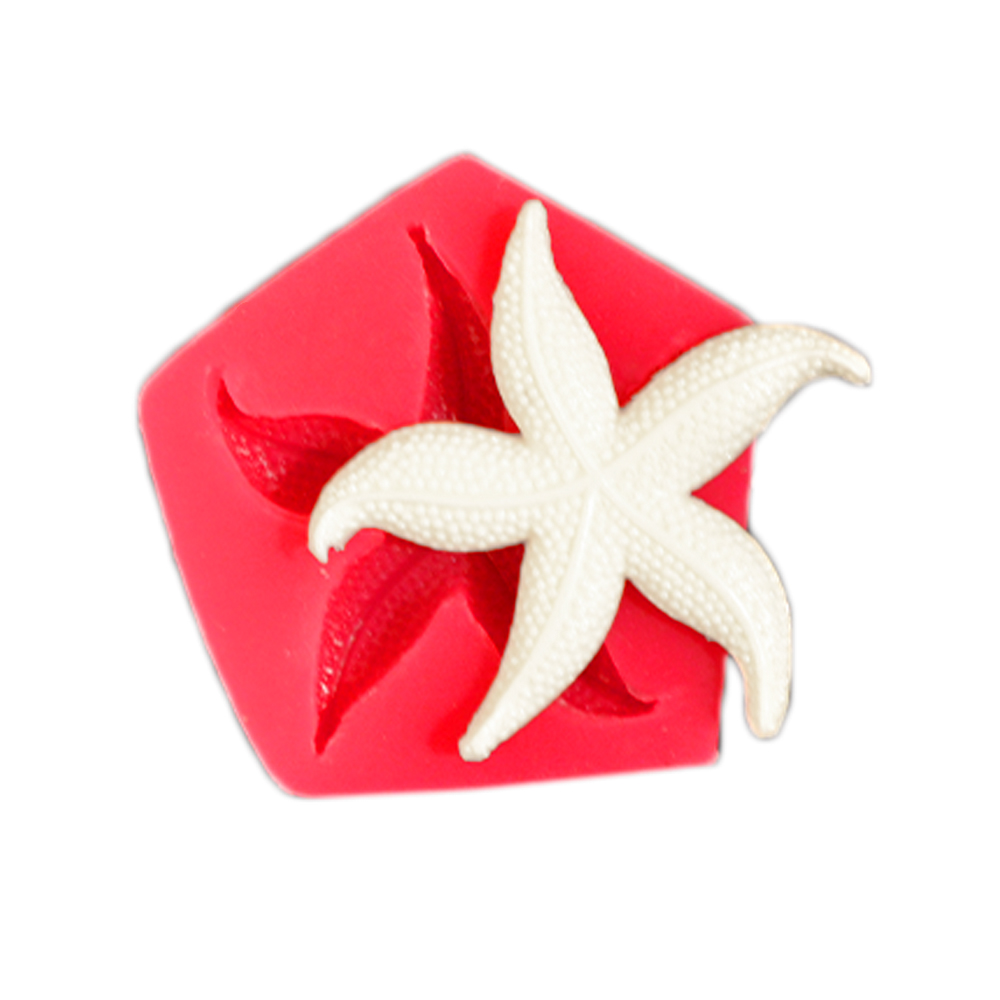 Силиконова форма Морска звезда  (4.5x4.5cm) 33122 CSL