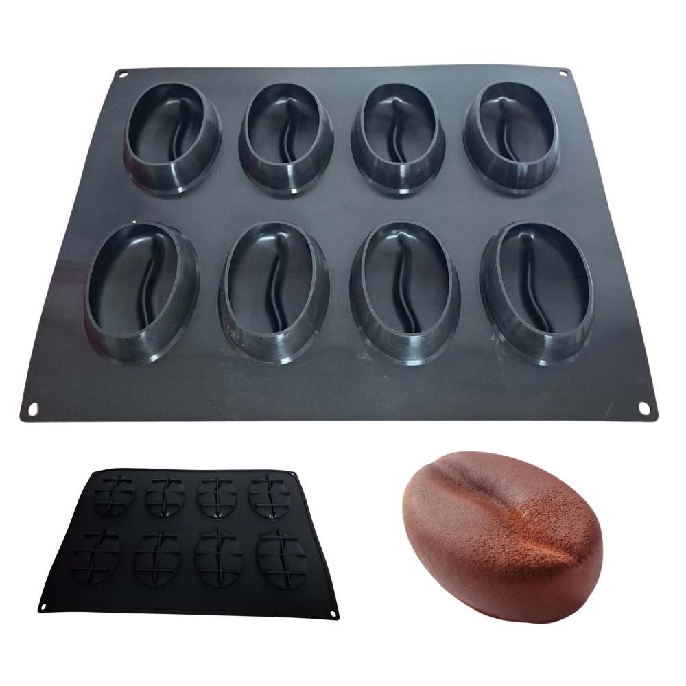 Forma din silicon 3D Boabe de cafea 52110 Cesil