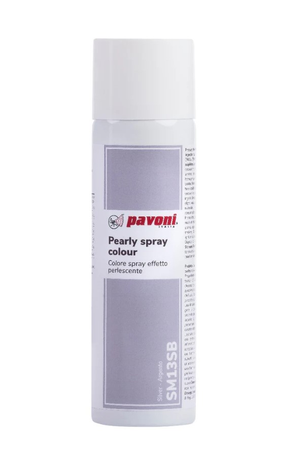 Хранителен спрей сребърен металик 250 ml SM13SB Pavoni