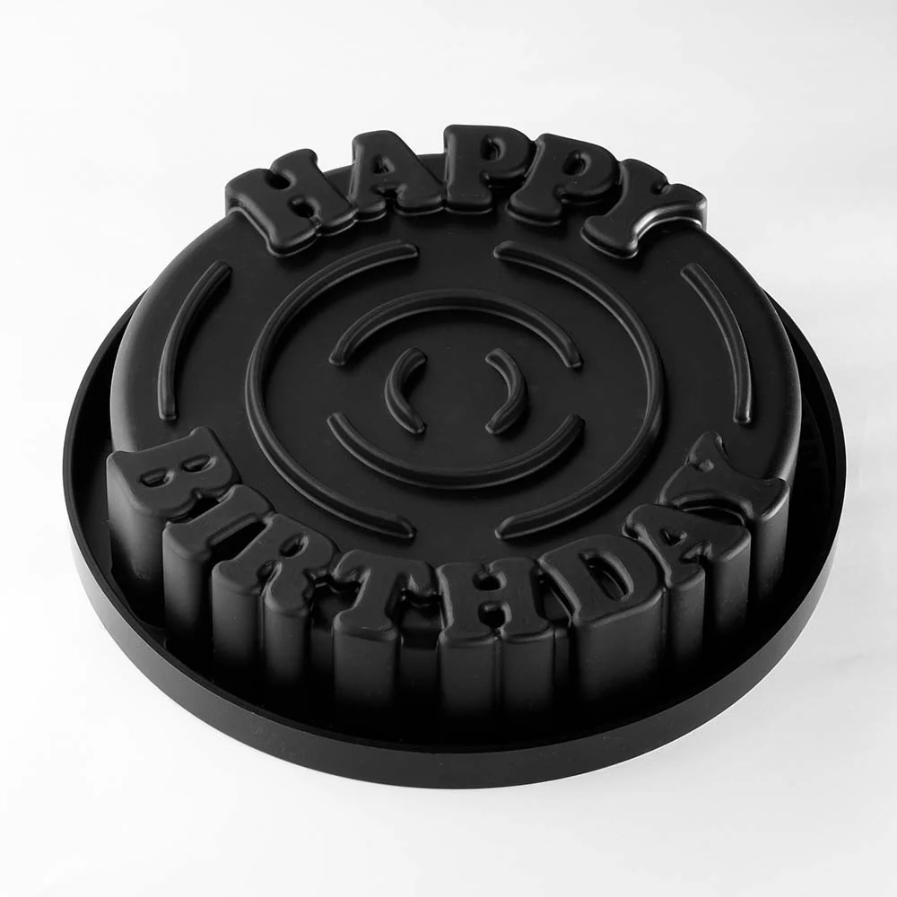 Силиконова форма за торта Happy Birthday, Ø190x45 мм, KE096 Pavoni