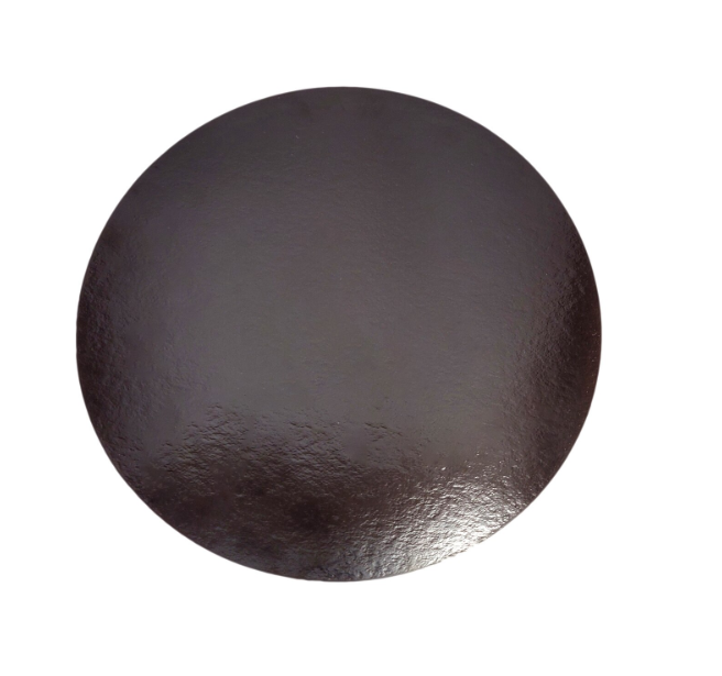 Черна кръгла платформа за торта Ø30.50xH 0.6 cm GustaPro