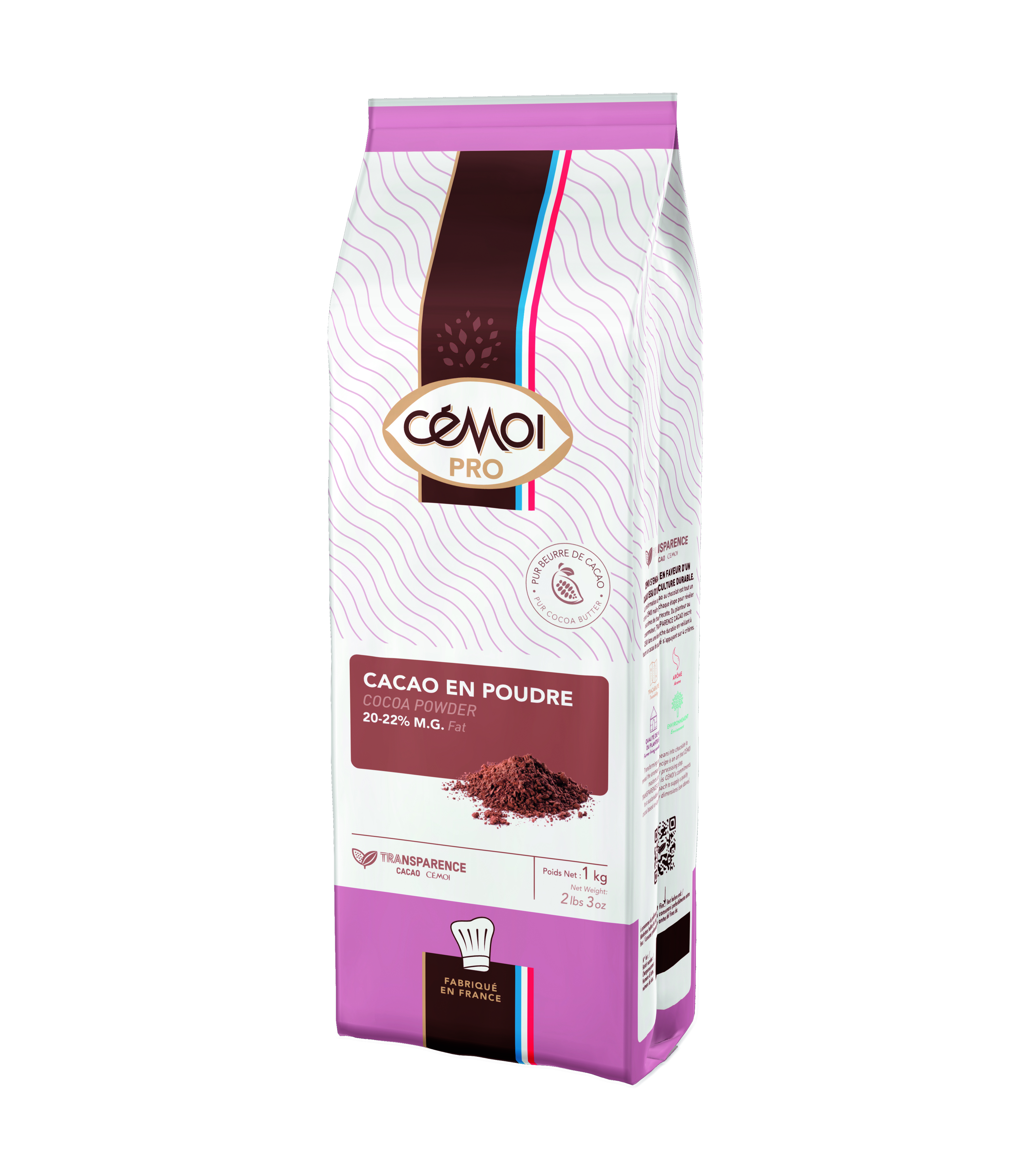 Алкализирано какао 20–22% 1 kg 64076 Cemoi