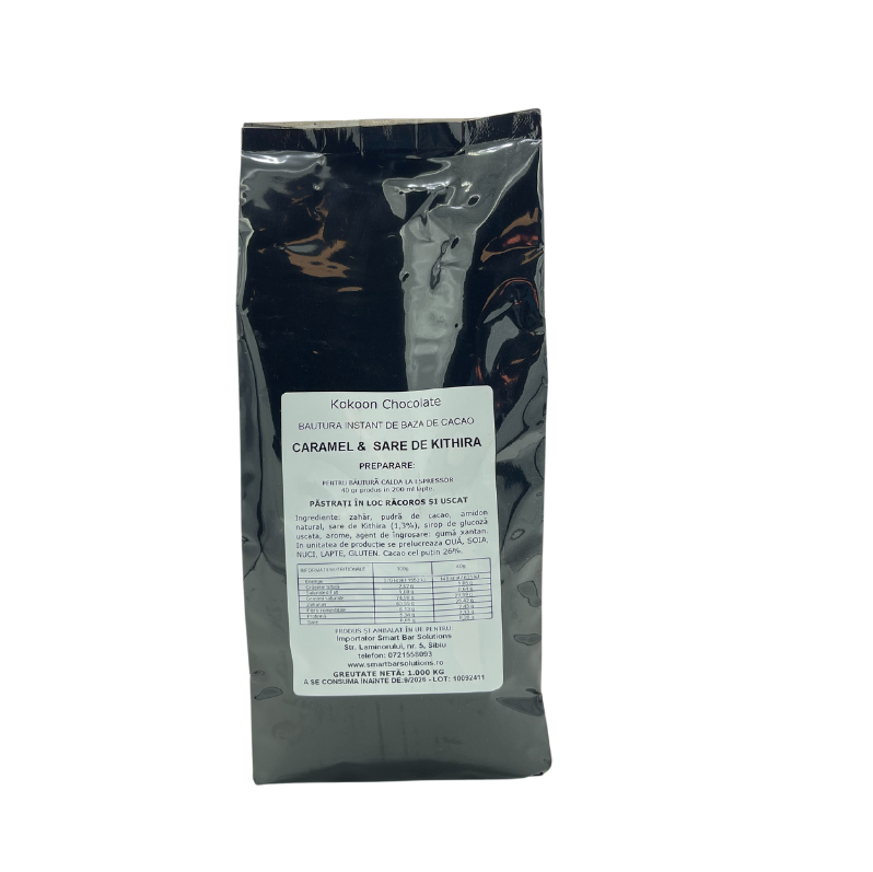 Kokoon chocolate горещ шоколад карамел и сол от Китира – плик 1 kg