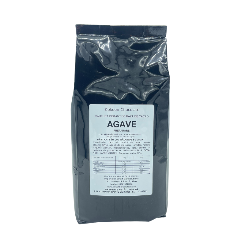 Kokoon chocolate горещ шоколад с агаве – плик 1 kg