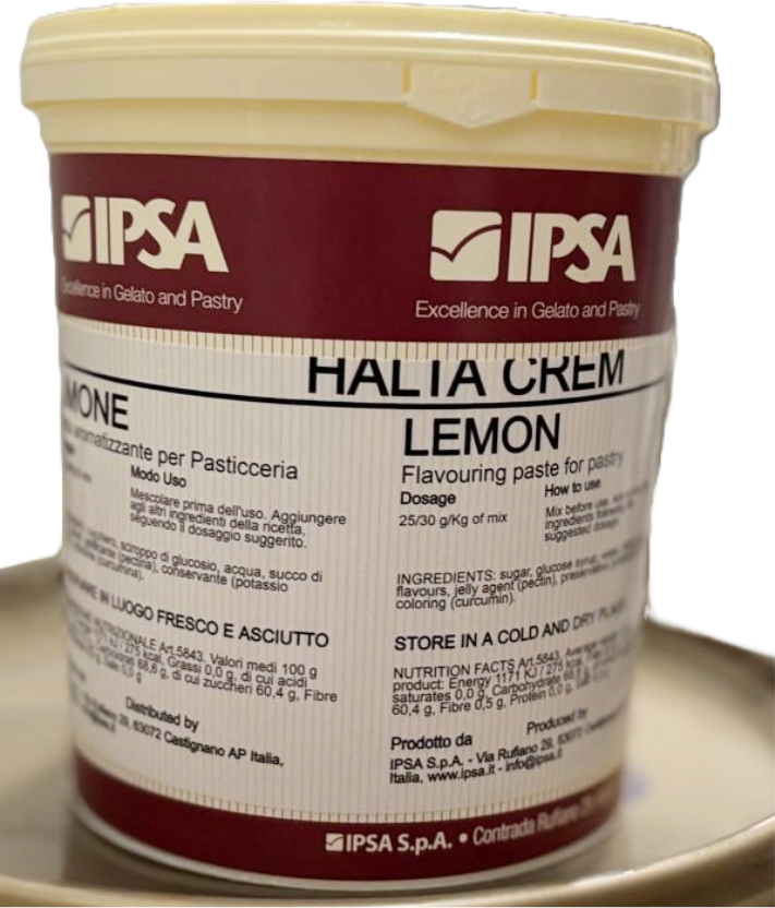 Ароматизираща паста лимон HALTA, 1,2 kg, 5843 Ipsa
