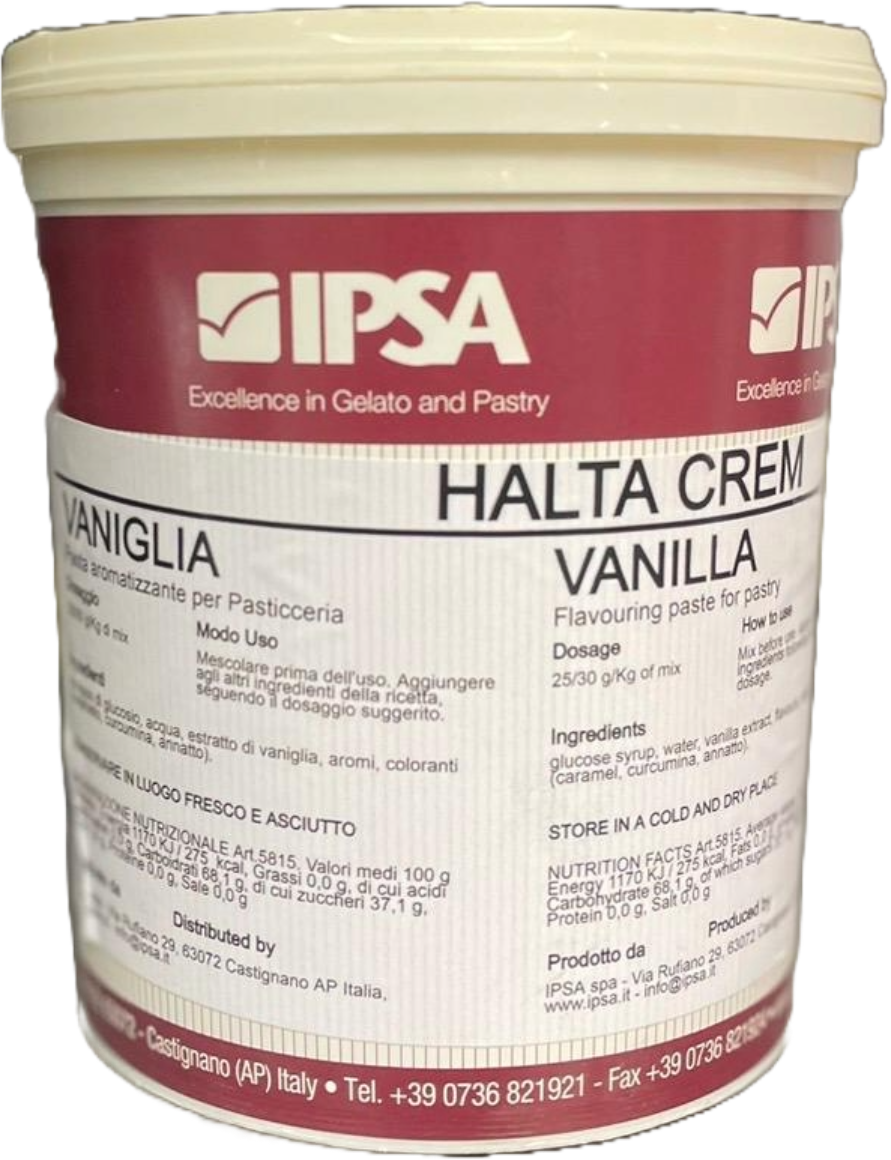 Паста ароматизатор ванилия HALTA, 1,2 кг, 5815 Ipsa