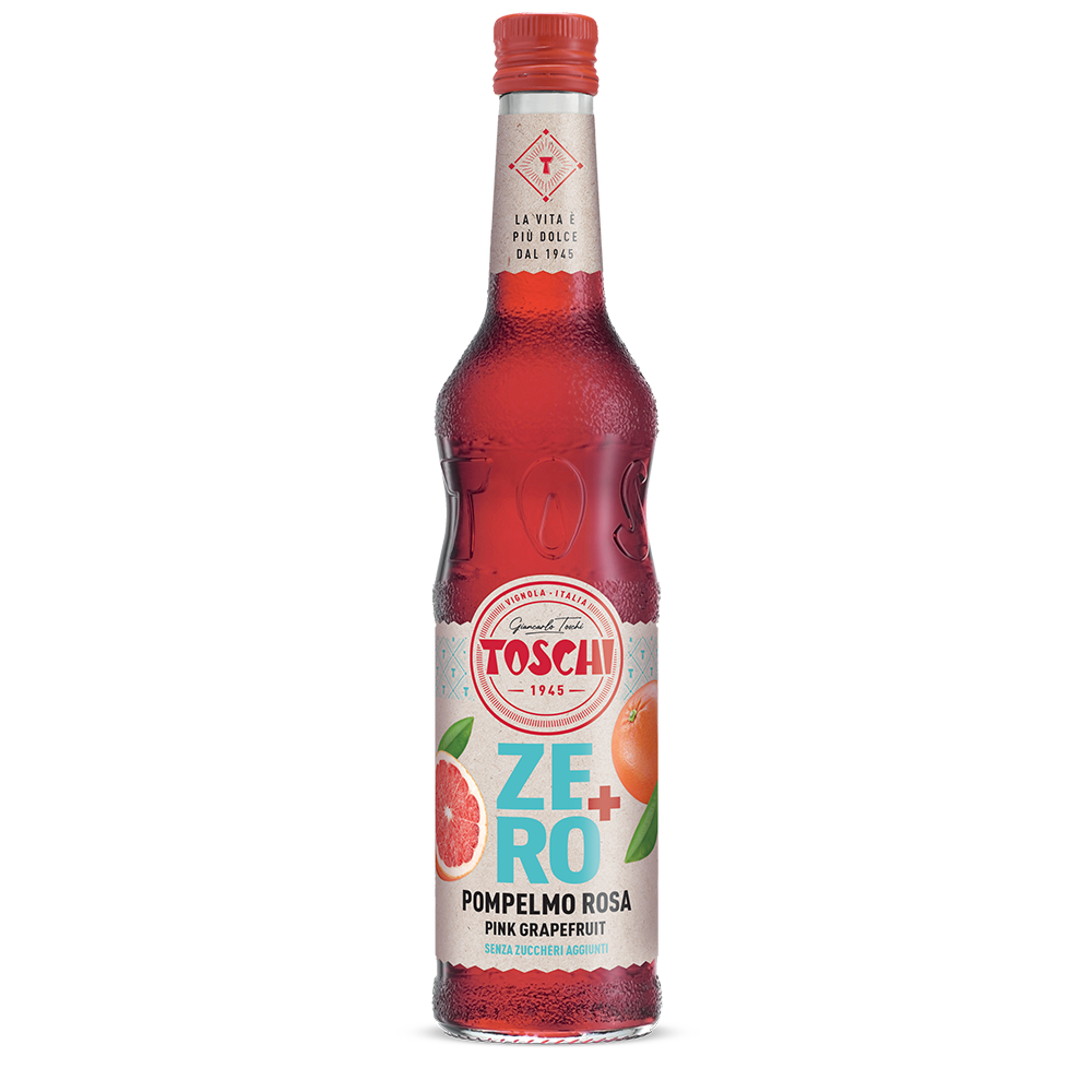 Сироп за коктейли Розов грейпфрут ZERO+, 560 ml ZT30 Toschi