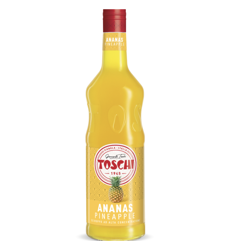 Сироп за коктейли ананас, 1 л P44 Toschi