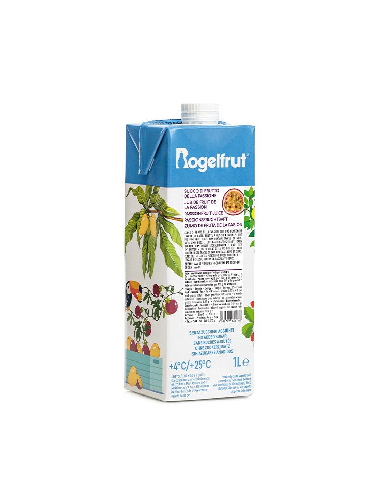 Пюре от маракуя за съхранение при стайна температура, 1 кг Rogelfrut