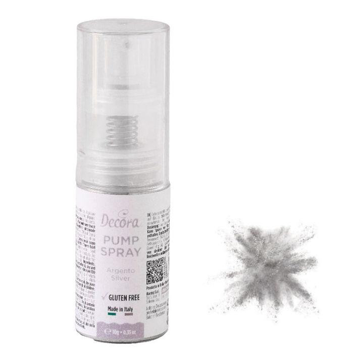 Spray colorant alimentar argintiu 10 g 9261224 Decora