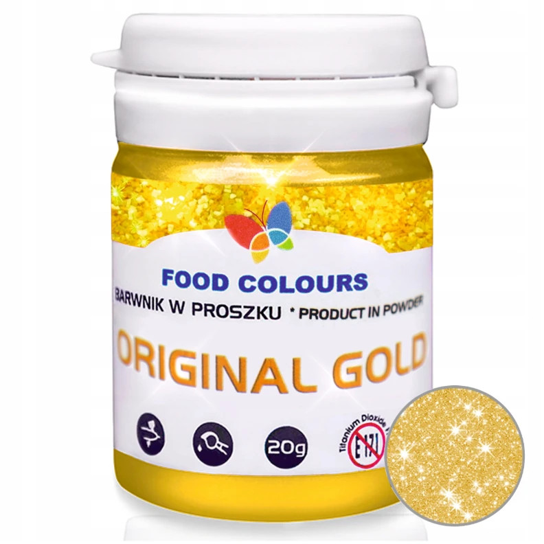 Хранителен оцветител Original Gold 20 g WS-P-157 21 Food Colours