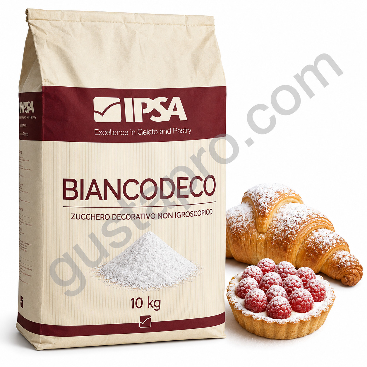Zahar decorativ rezistent la umiditate BIANCODECO, 10kg, 12001 Ipsa