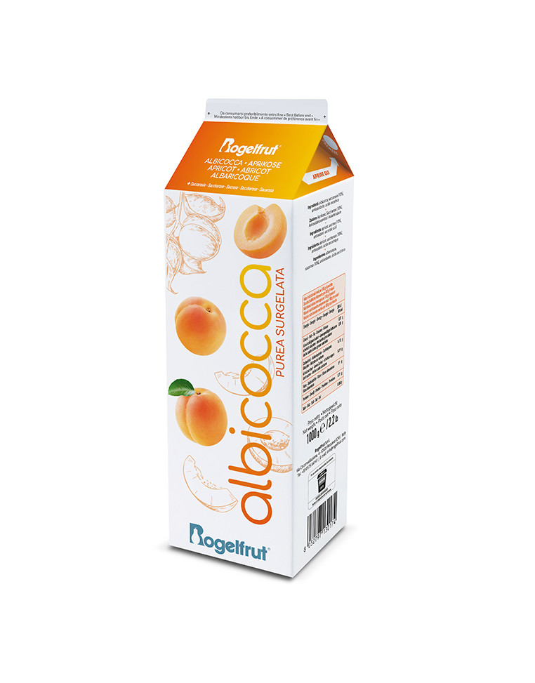 Piure de caise congelat indulcit, 1 kg Rogelfrut