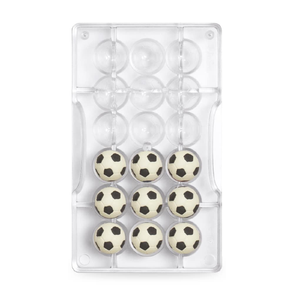 Polycarbonate shape SOCCER BALL D25MM 200x120 0050103 DER