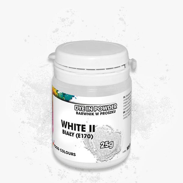 Хранителен оцветител прах бял (E170), 25 г WS-P-086 Food Colours