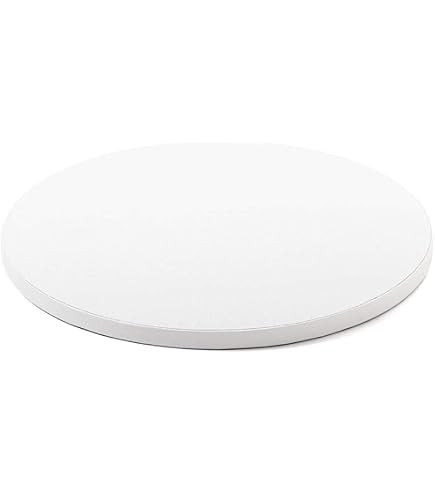 Кръгла бяла подложка за торта Ø 60 × h 1,2 см, 0931385 Decora
