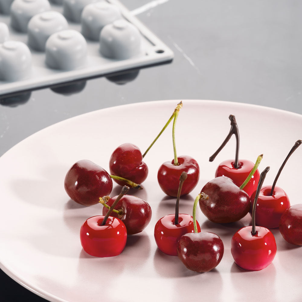 Силиконова форма „Череша“ Gourmand, 35 гнезда, Ø 26 × h 12 мм, GG016S Pavoni
