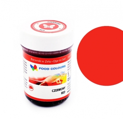Хранителен гел оцветител червен 35гр WSG-024 Food Colours