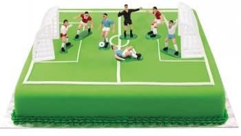 Футболни декорации за торта Комплект 5 играча + 2 вратаря 0816010 DECORA