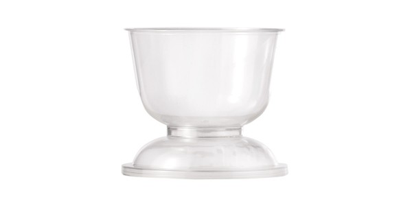 Чаша catering Gelato за сладолед кръгла със столче 120 мл прозрачна 067001010 50 бр. AC