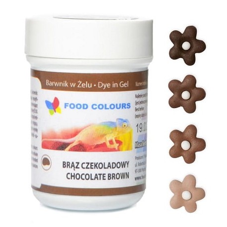 Хранителен гел оцветител шоколад 35гр WSG-076 FC
