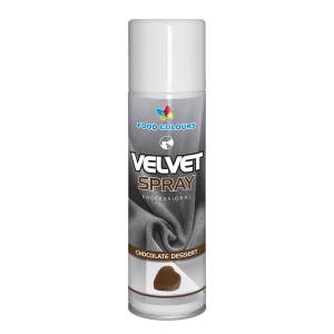 Colorant spray alimentar 250ml VELVET Ciocolata V35 FC